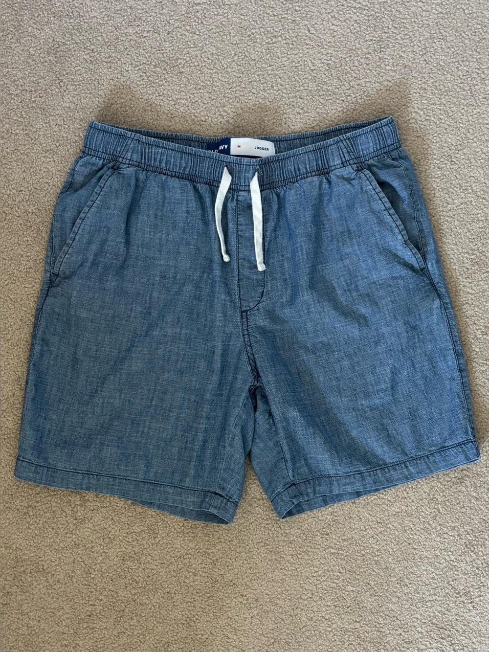 Old Navy Chambray Jogger Shorts